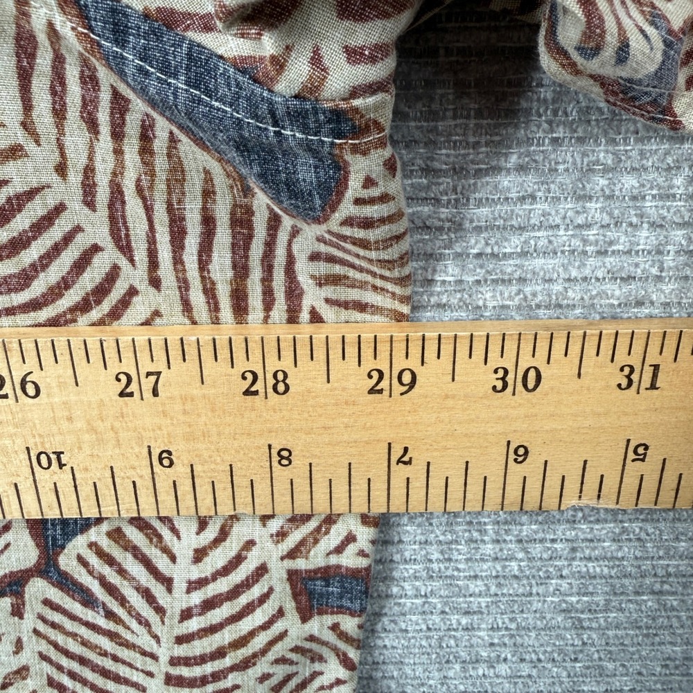 Reyn Spooner Sz 3XL Hawaiian Bird Banana Popover Tan‎ Paradise Tropical - Picture 6 of 15